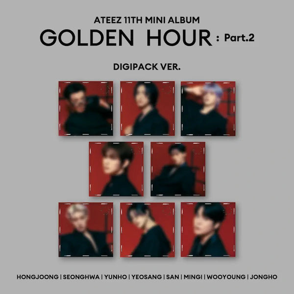 ATEEZ - 11th Mini Album [GOLDEN HOUR : Part 2] (Digipack Ver