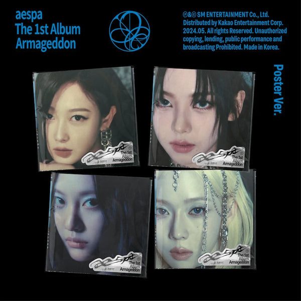 aespa - 1st Full Album [Armageddon] (Poster Ver.) - Qute & Quirky