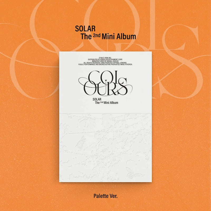 SOLAR - 2nd Mini Album [COLOURS] (Palette Ver.)