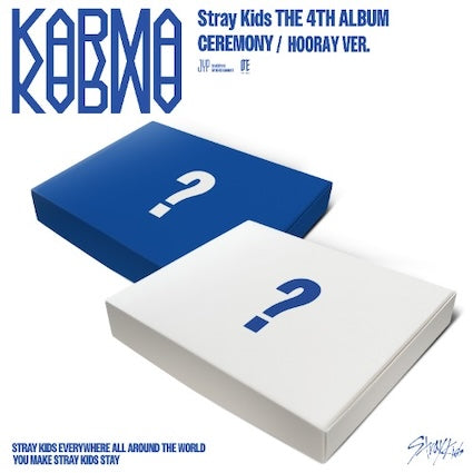 Stray Kids - 4th Album - [KARMA] (CEREMONY Ver. / HOORAY Ver