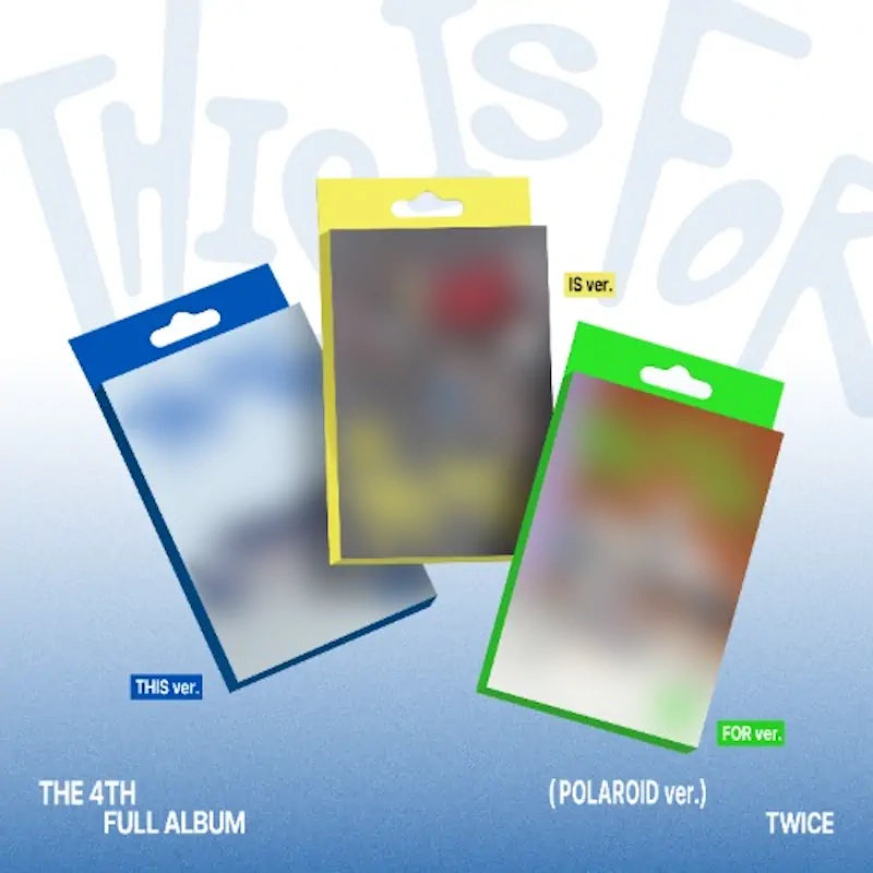 TWICE - 4th Full Album [THIS IS FOR) (POLAROID Ver.)