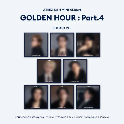 ATEEZ - 13th Mini Album [GOLDEN HOUR : Part.4] (Digipack Ver