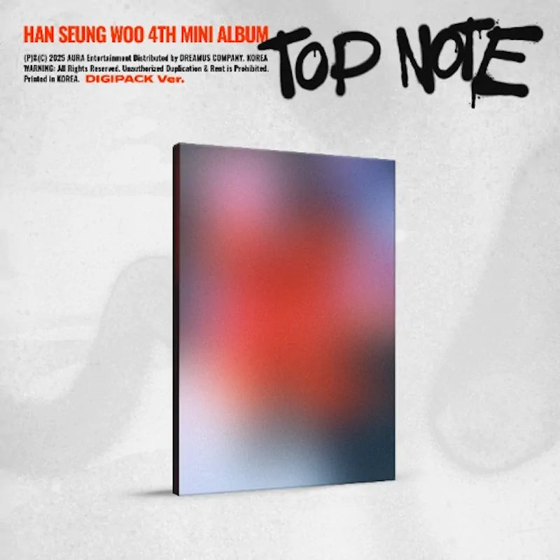 HAN SEUNG WOO - 4th Mini Album [TOP NOTE] (Digipack Ver.)