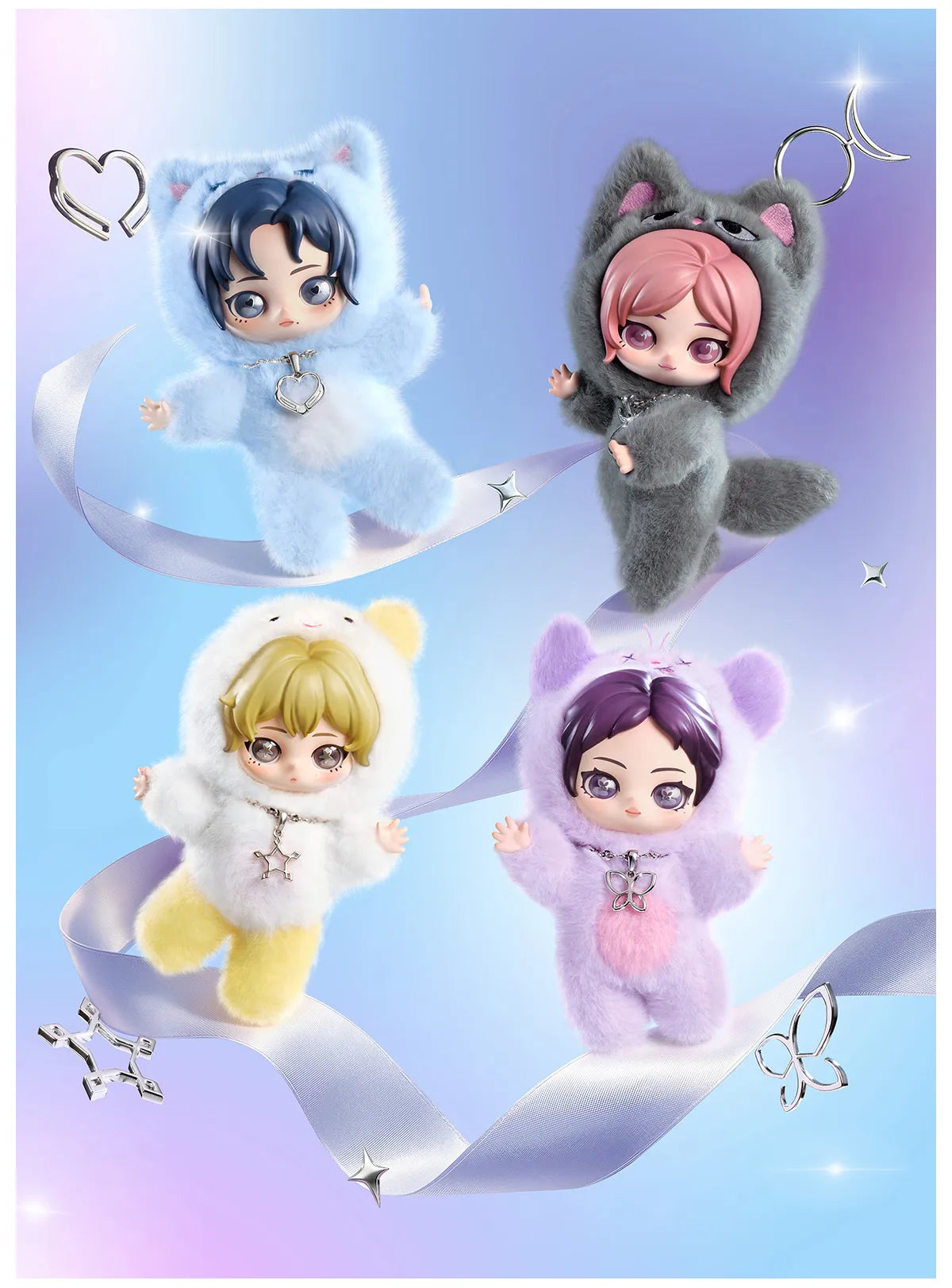 Aespa Fluffy Club Series Vinyl Plush Doll Pendant