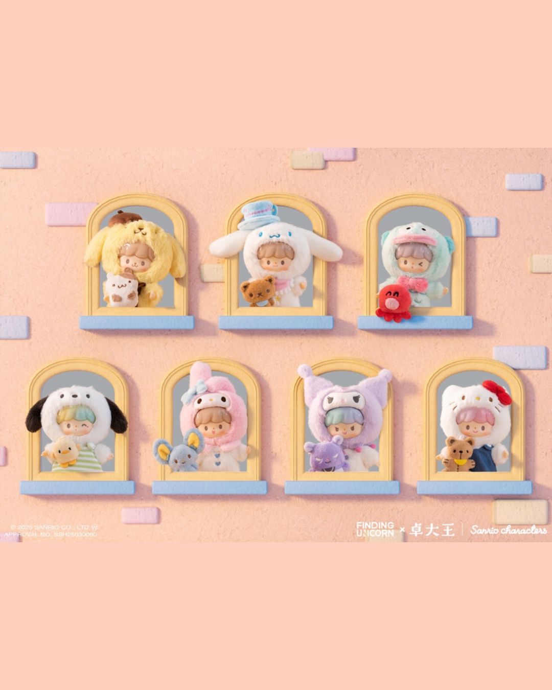 FINDING UNICORN zZoton Sanrio Characters Love League Buddies Series