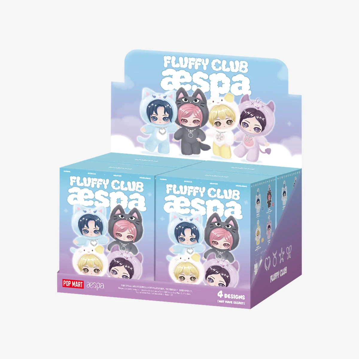 Aespa Fluffy Club Series Vinyl Plush Doll Pendant