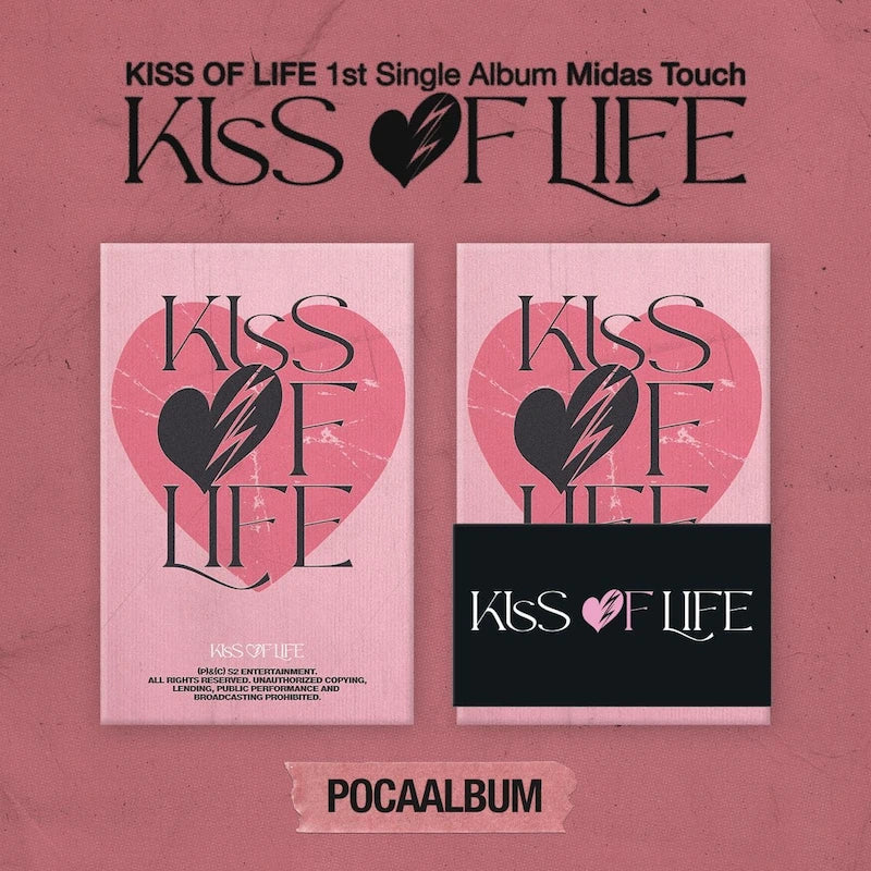 KISS OF LIFE - 1st Single Album [Midas Touch] (POCA Ver.)