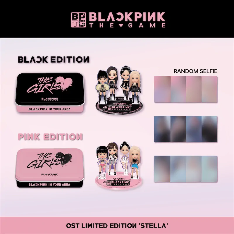 BLACKPINK - THE GAME OST [THE GIRLS] (Stella ver.) (LIMITED EDITION)