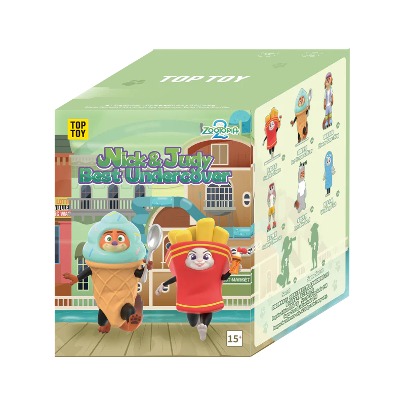 Zootopia 2 - Nick & Judy: Best Undercover Keychain Plush Series Figure Blind Box
