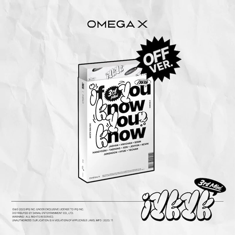OMEGA X - 3rd Mini Album [iykyk]