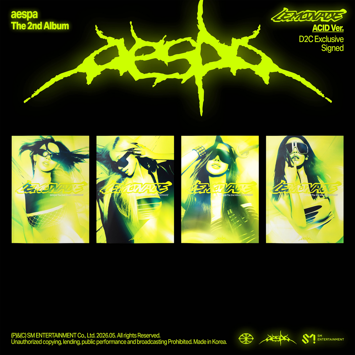 aespa - 2nd Full Album [LEMONADE] (ACID Ver.)