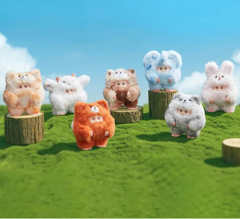 GIGGLE MONSTER Furry Forest Vinyl Plush Series