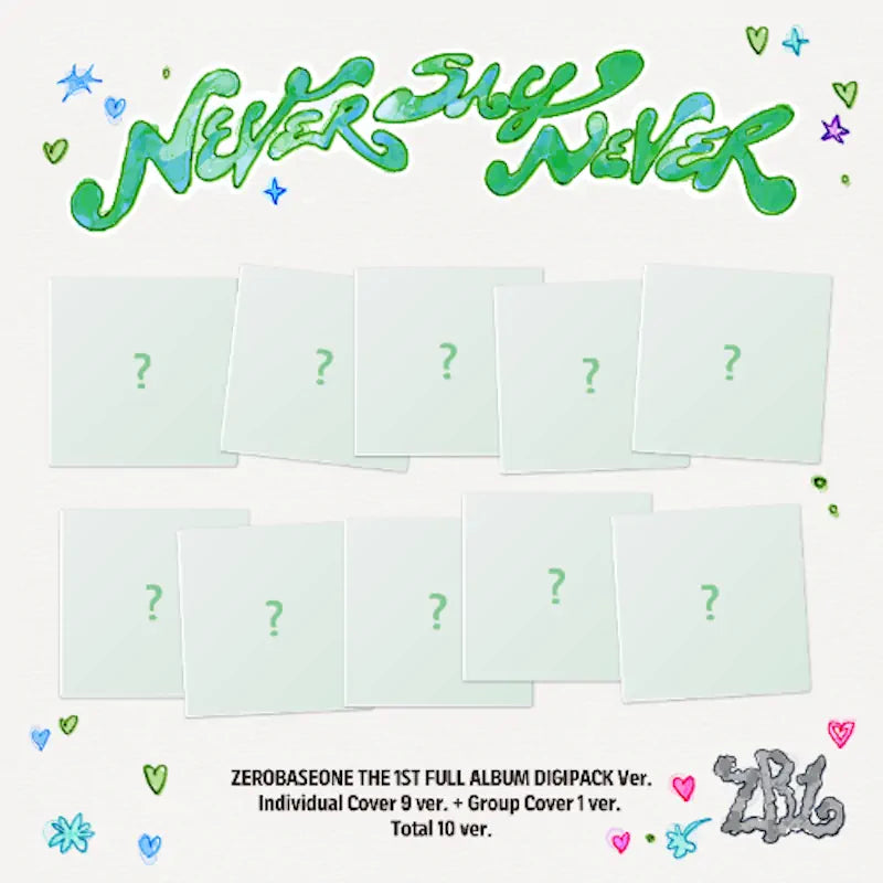 ZEROBASEONE - 1st Full Album [NEVER SAY NEVER] (DIGIPACK Ver.)