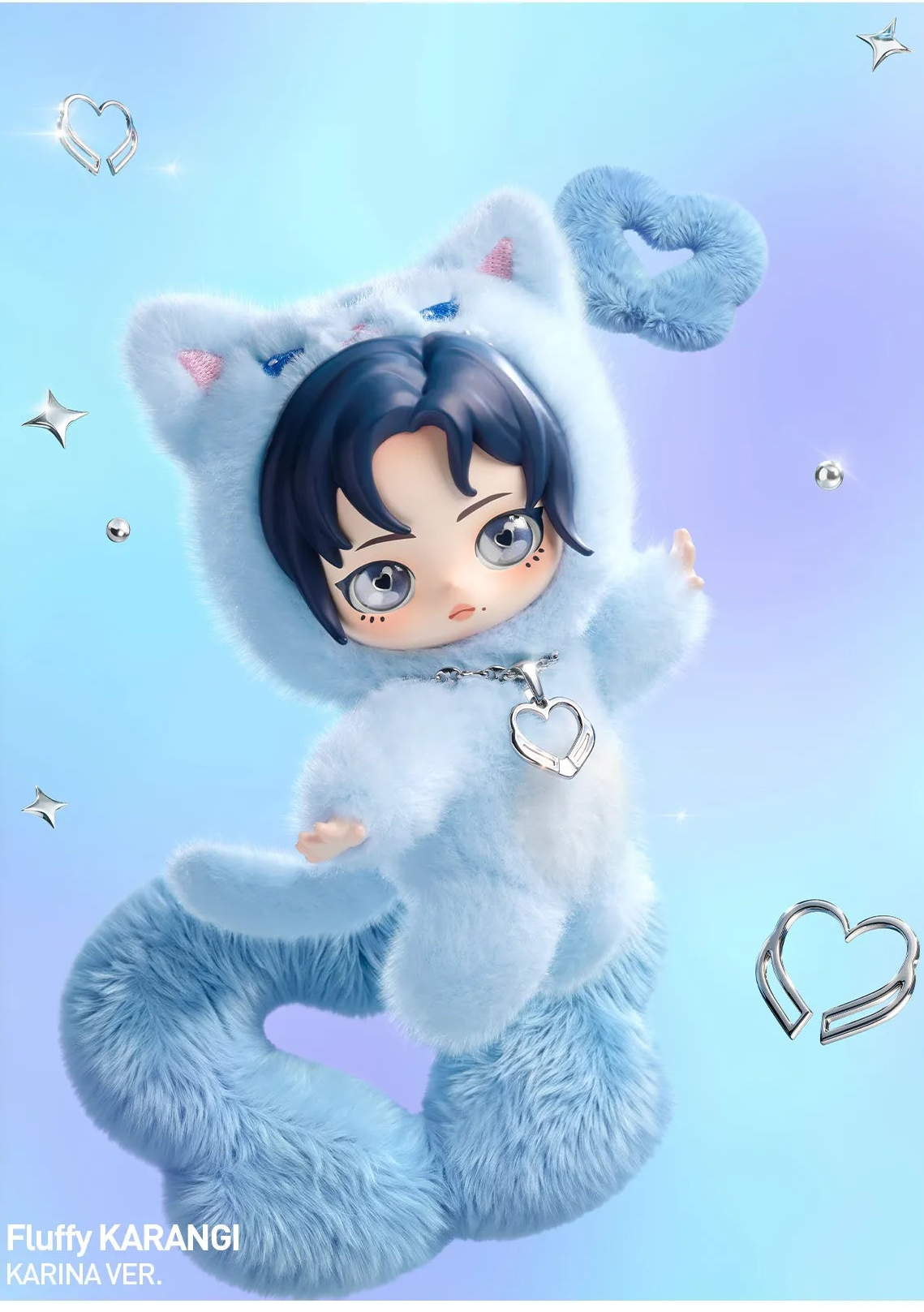 Aespa Fluffy Club Series Vinyl Plush Doll Pendant