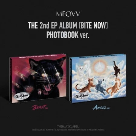 MEOVV - 2nd EP Album [BITE NOW] (PHOTOBOOK Ver.) (BEAST Ver. / ANGEL Ver.)