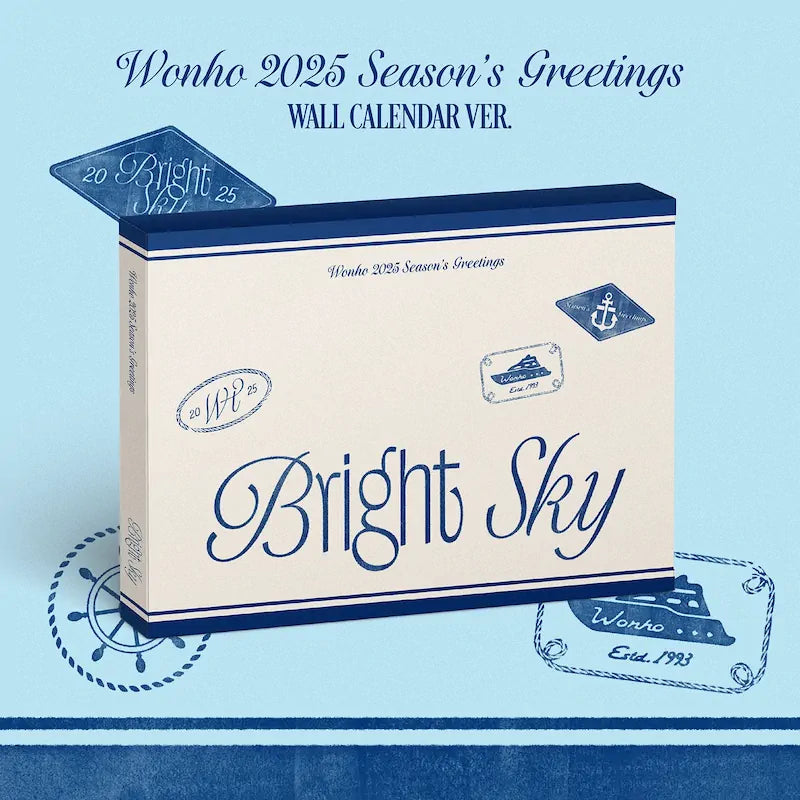 WONHO - 2025 Season’s Greetings [Bright Sky] (Wall Calendar Ver.)