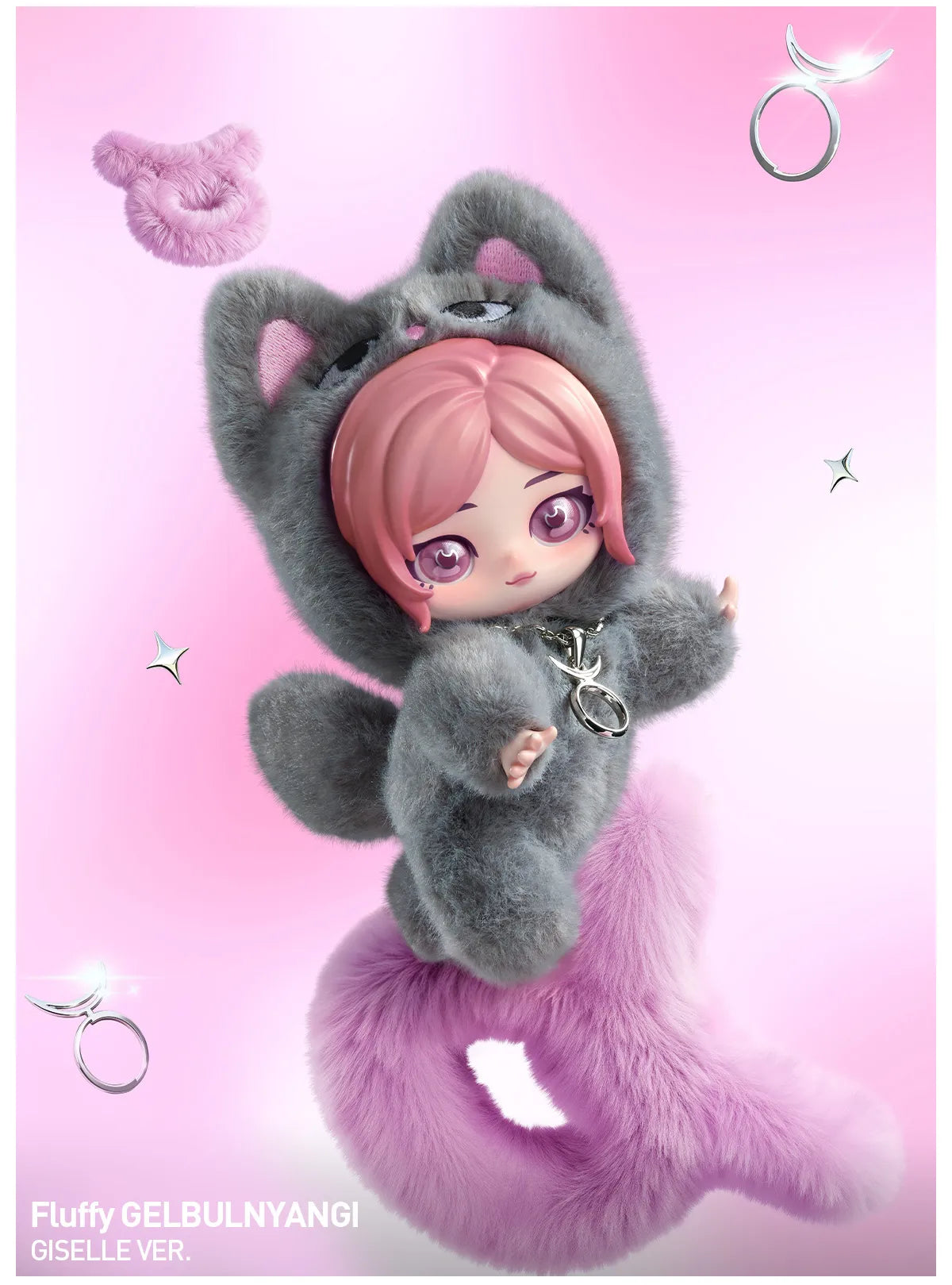 Aespa Fluffy Club Series Vinyl Plush Doll Pendant