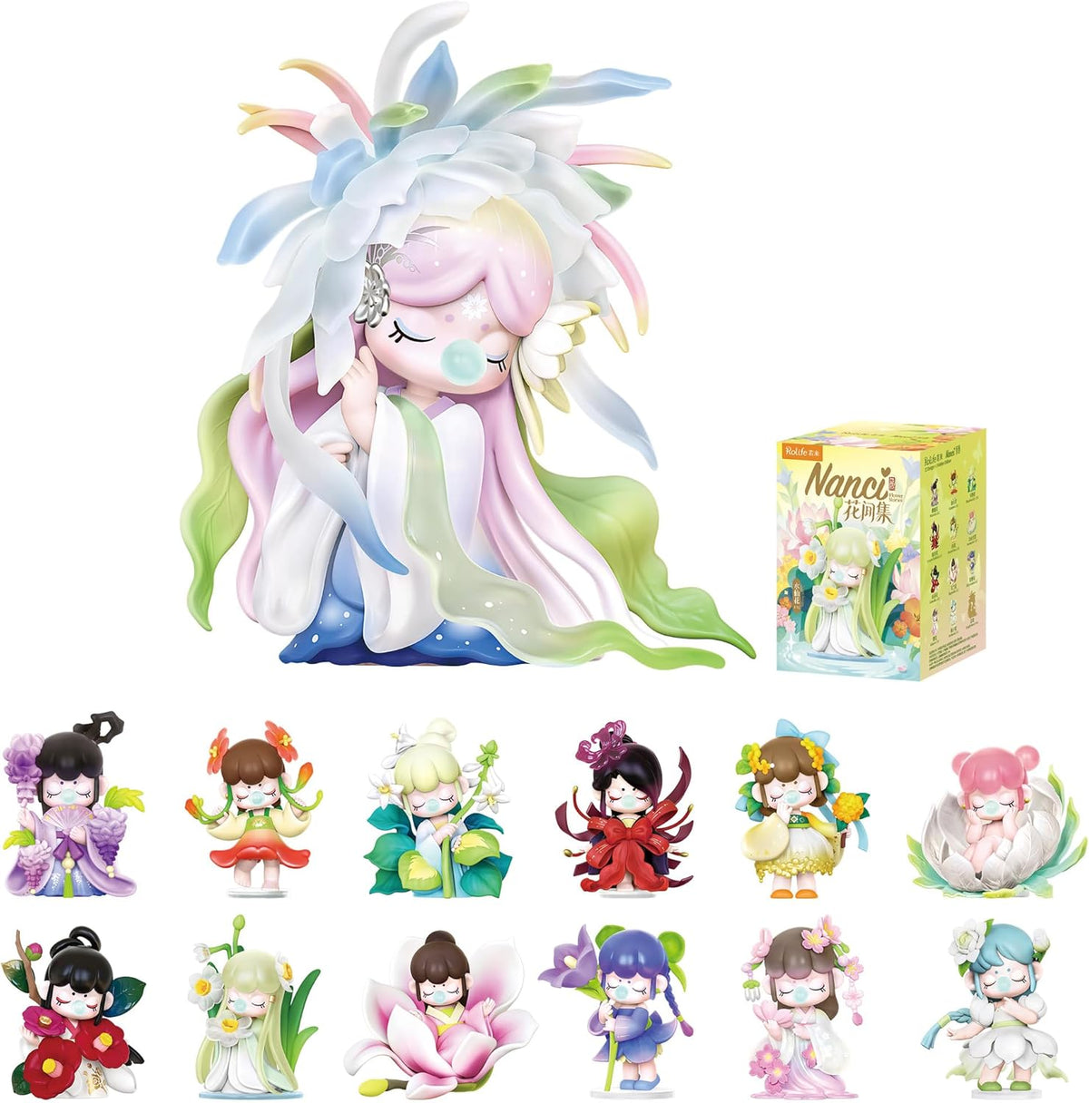 Nanci Flower Stories Surprise Figure Dolls