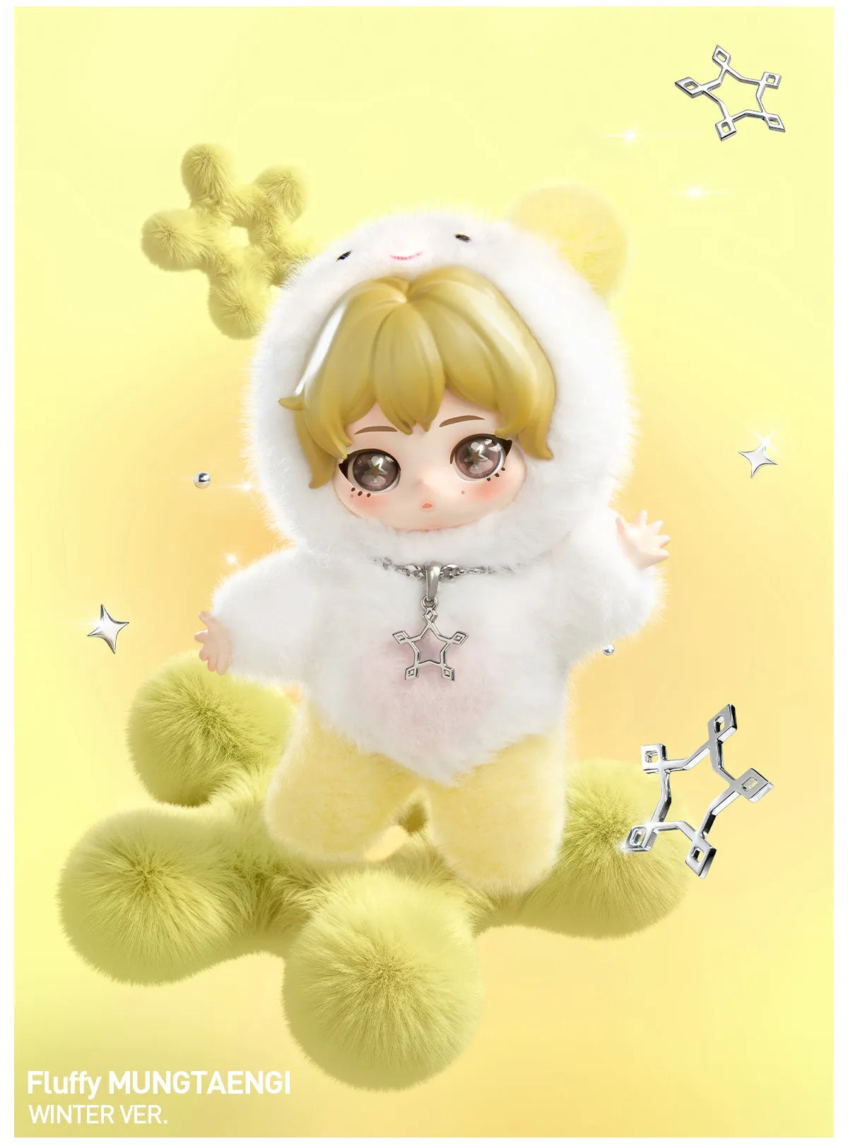 Aespa Fluffy Club Series Vinyl Plush Doll Pendant
