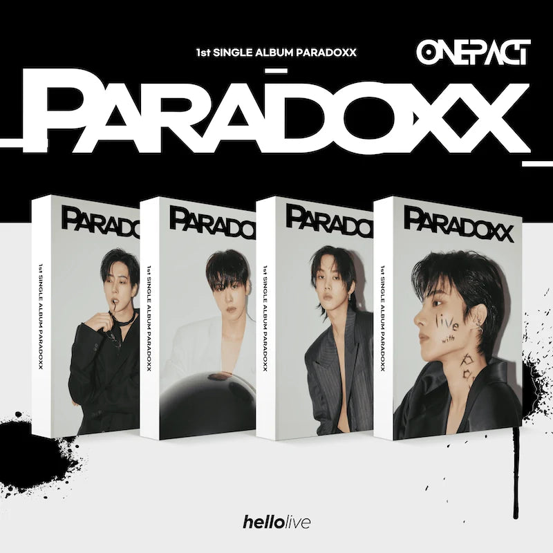 ONE PACT - 1st Single Album [PARADOXX] (hello Photocard Album)