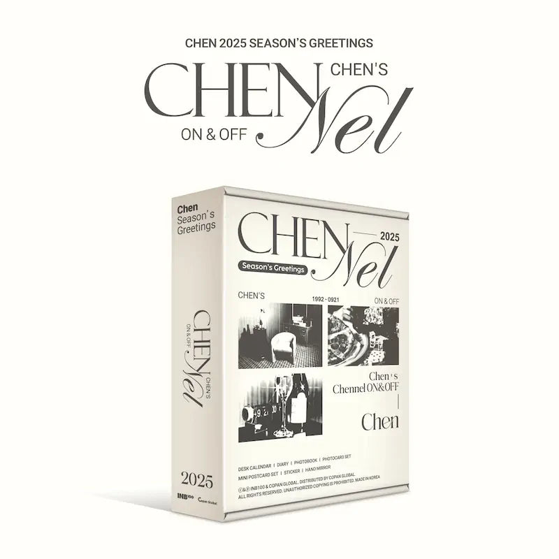 CHEN - 2025 Season&#39;s Greetings [Chen’s Chennel ON &amp; OFF]