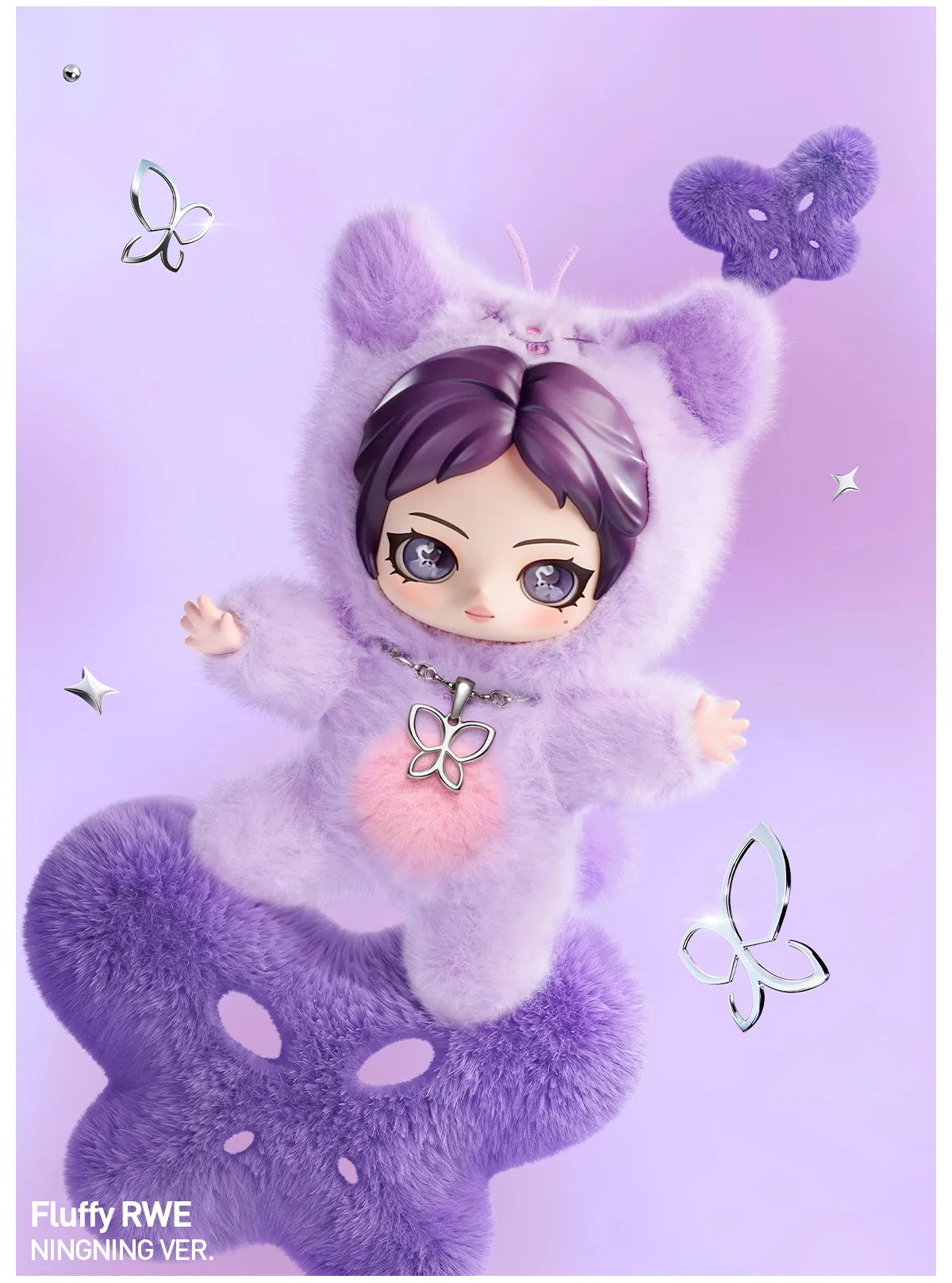 Aespa Fluffy Club Series Vinyl Plush Doll Pendant
