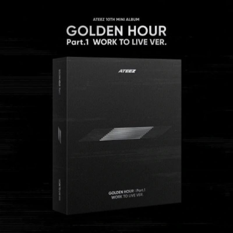 ATEEZ - 10th Mini Album - GOLDEN HOUR PART.1 (WORK TO LIVE VER)