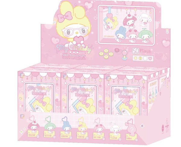 My Melody 50th Anniversary Milk Candy Series Plush Keychains Gift Blind Box