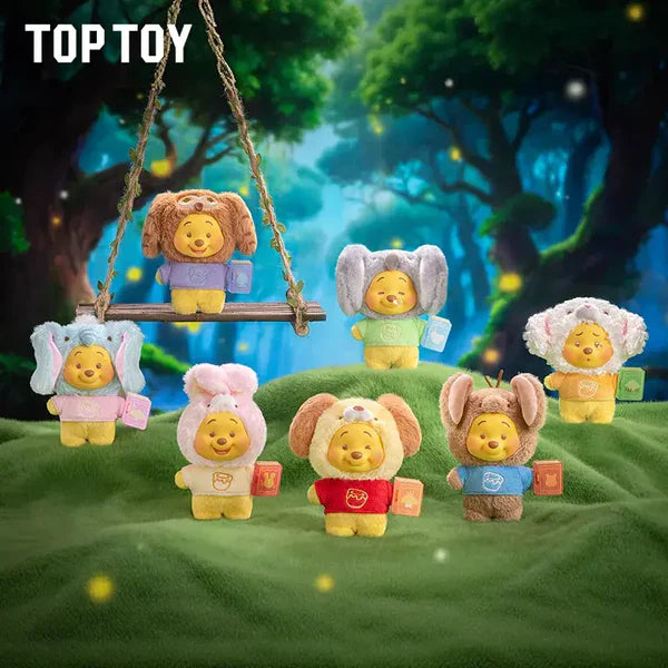 Winnie the Pooh - Animal Storybook Series Plush Keychain