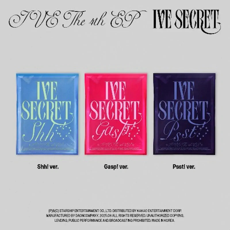 IVE - 4th EP Album [IVE SECRET]