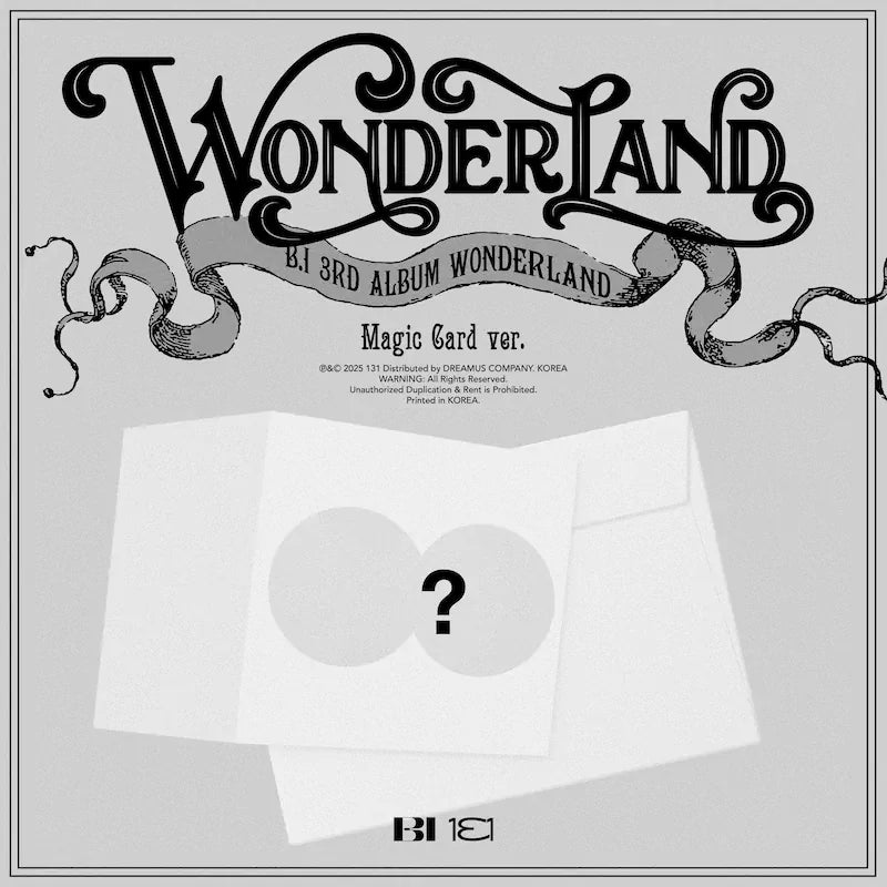 B.I - 3rd Album [WONDERLAND] (Magic Card Ver.)
