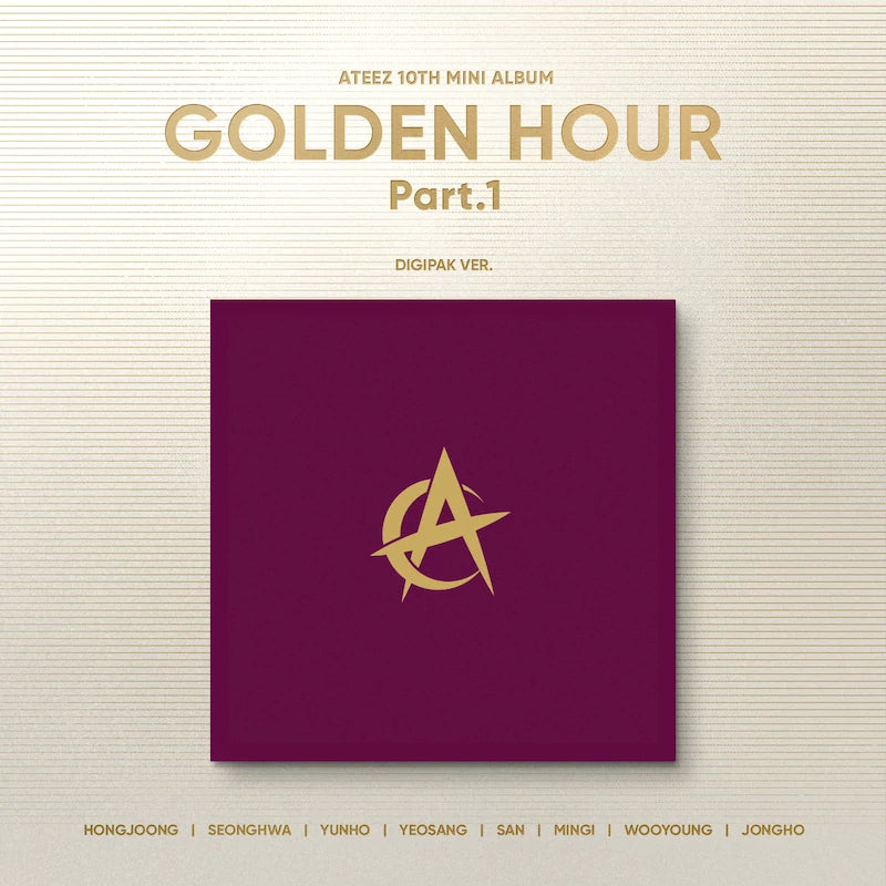 ATEEZ - 10th Mini Album [GOLDEN HOUR : Part.1] (Digipack Ver.)