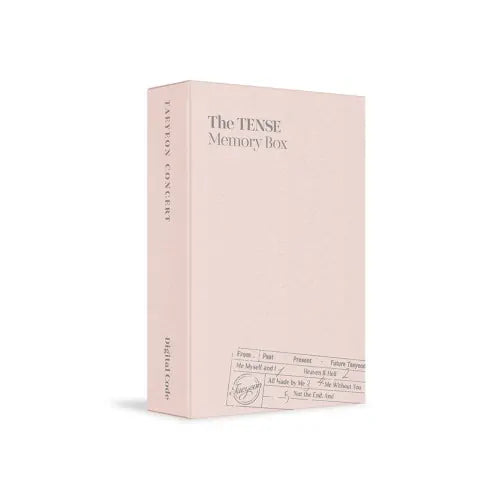 TAEYEON - CONCERT [The TENSE] (Memory Box Digital Code)