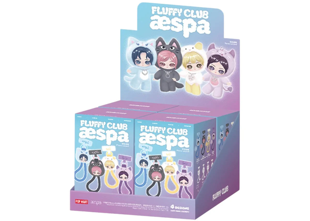 Aespa Fluffy Club Series Phone Lanyard Blind Box