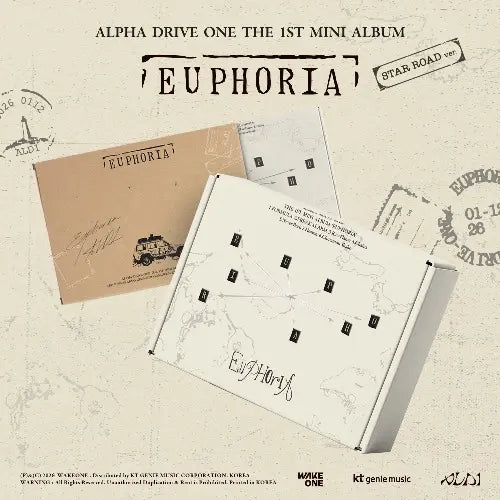 ALPHA DRIVE ONE - 1st Mini Album [EUPHORIA] (STAR ROAD Ver.) Image 1