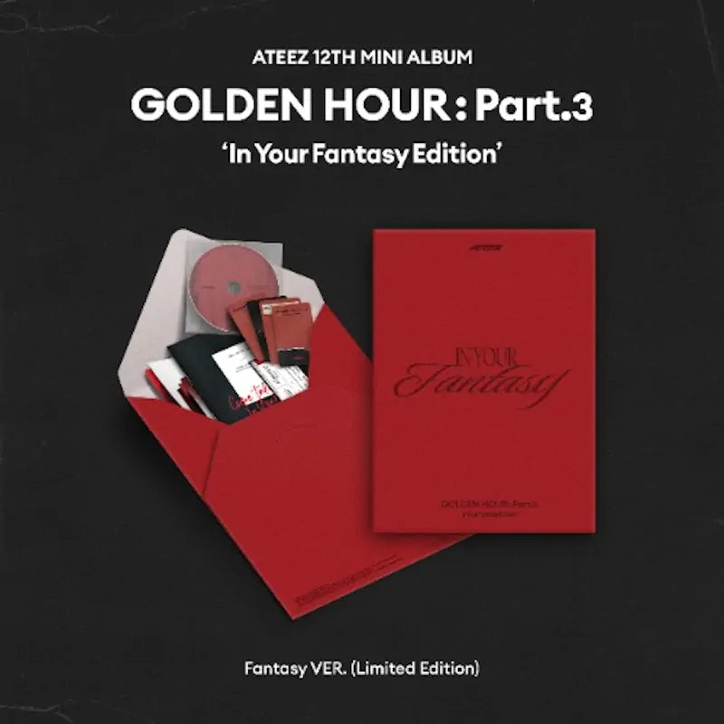 ATEEZ - 12th Mini Album [GOLDEN HOUR : Part.3 &#39;In Your Fantasy Edition&#39; (Limited)]
