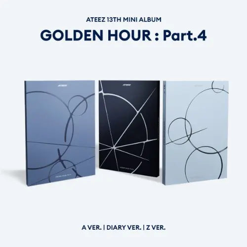 ATEEZ - 13th Mini Album [GOLDEN HOUR : Part.4] (A Ver.  / Diary Ver. / Z Ver.) Image 1