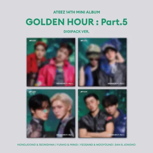 ATEEZ - 14th Mini Album [GOLDEN HOUR : Part.5] (DIGIPACK UNIT Ver.) Image 1
