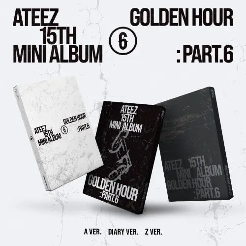 ATEEZ - 15TH MINI ALBUM [GOLDEN HOUR : Part.6] (A Ver. / DIARY Ver. / Z Ver) Image 1