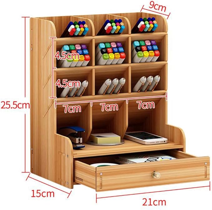 Wooden Desk Organiser - DIY