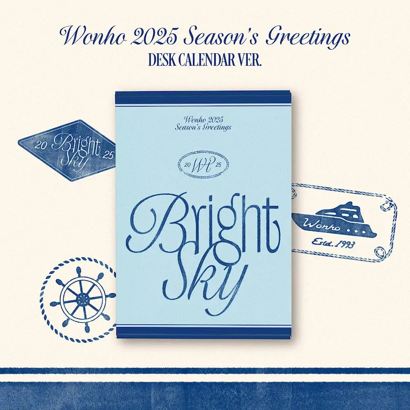 WONHO - 2025 Season’s Greetings [Bright Sky] (Desk Calendar Ver.)