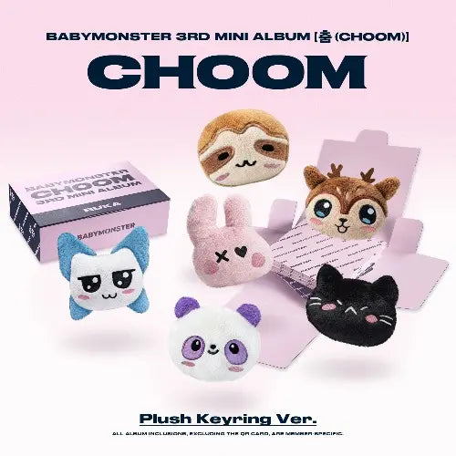 BABYMONSTER - 3rd Mini Album [CHOOM] (Plush Keyring Ver.) Image 1