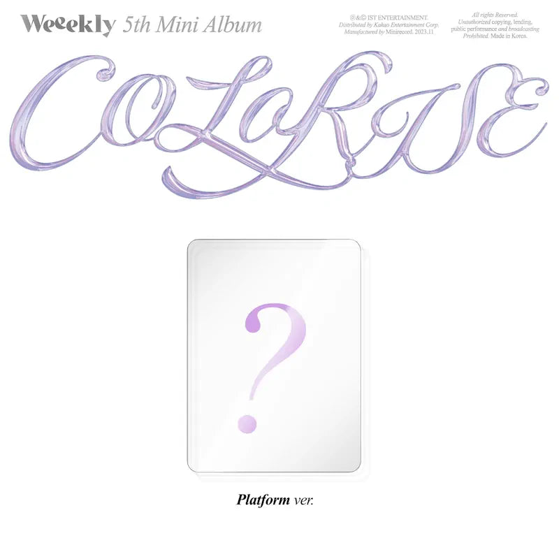 Weeekly - 5th Mini Album [ColoRise] (Platform Ver.)