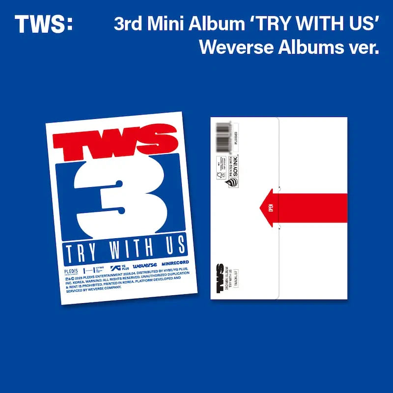 TWS - 3rd Mini Album [TRY WITH US] (Weverse Albums Ver.)