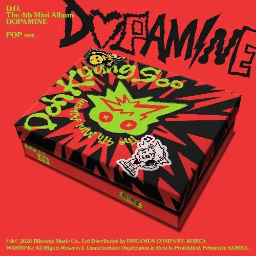 D.O - 4th Mini Album [DOPAMINE] (POP Ver. / FIZZ Ver.) Image 1
