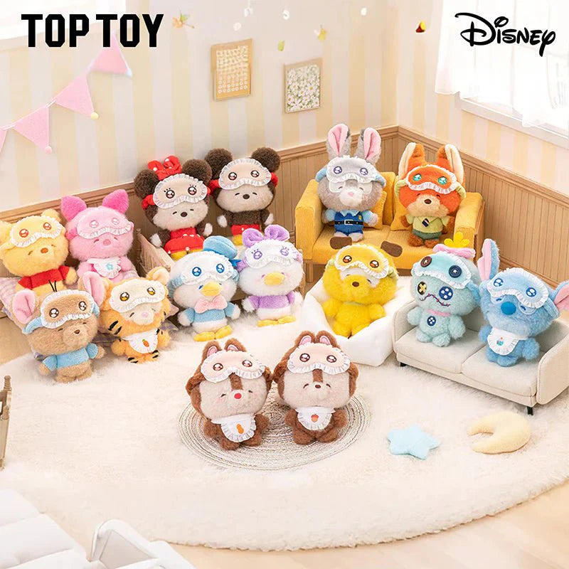 Squinting Sleepwear Series Plush Keychains