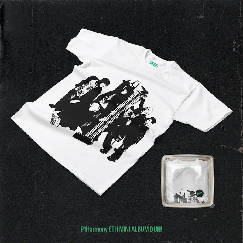 P1Harmony - 8th Mini Album [DUH!] (Plain White T Ver.) (MD Ver.)