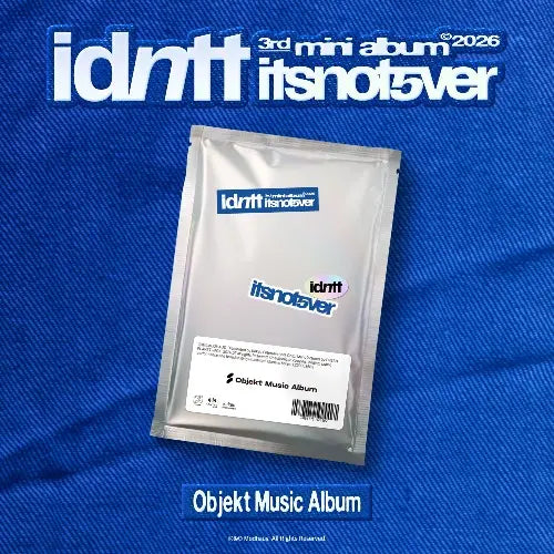 idntt - 3rd Mini Album [itsnotover] (Objekt Music Album) Image 1