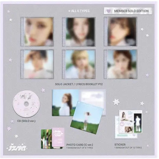 [Japanese Edition] izna 1st Mini Album - HANDLE WITH CARE (Member Solo Edition) CD