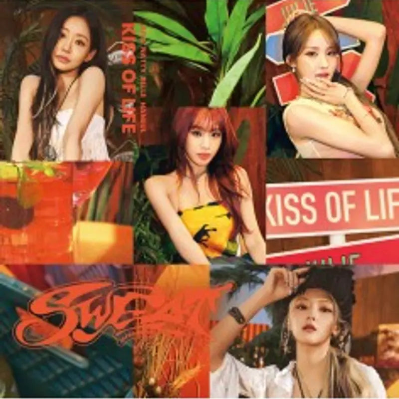 [Japanese Edition] KISS OF LIFE 2nd Mini Album - SWEAT -JAPANESE EP- (Standard) CD Image 1